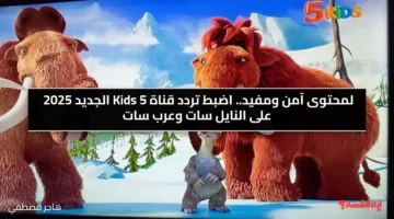 لمحتوى آمن ومفيد.. اضبط تردد قناة 5 Kids الجديد 2025 على النايل سات وعرب سات